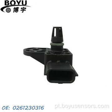 NOVO sensor de pressão absoluta manifold OEM 0261230316